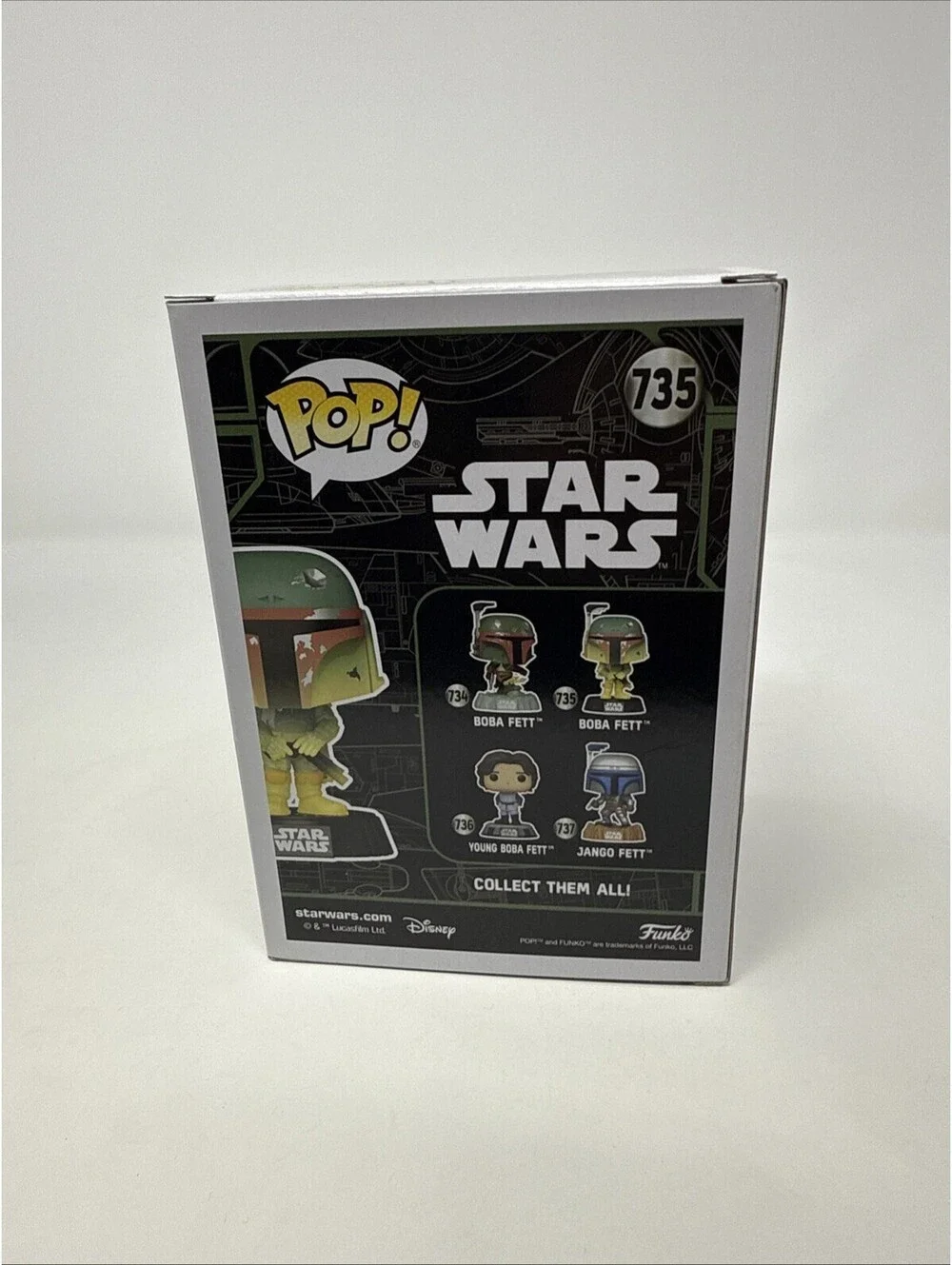 Star Wars - Fett Legacy - Boba Fett (ROTJ) GITD Figure #735 Funko Pop